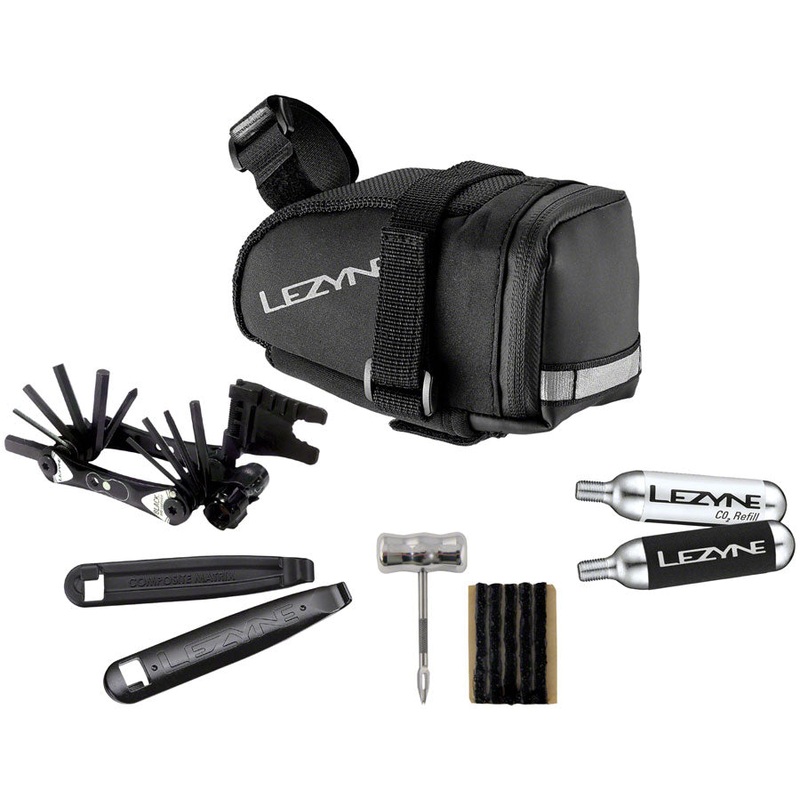 Lezyne M-Caddy Seat Bag Tubeless Kit – Black