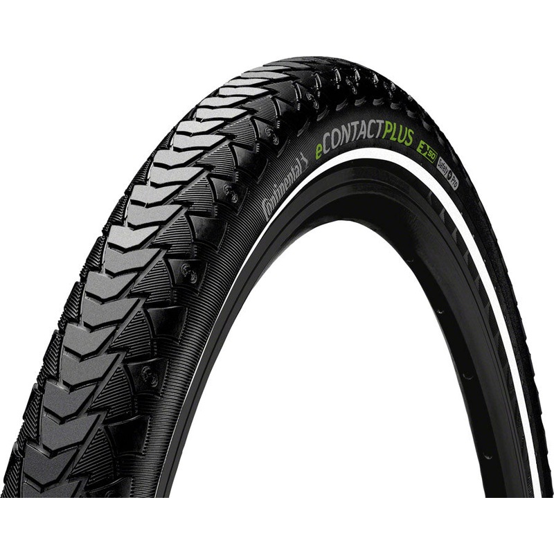 Continental eContact Plus Tire – 650b x 55 / 27.5 x 2.2, Clincher, Wire, Black/Reflex, SafetyPlus Pro Breaker, E50 01019770000