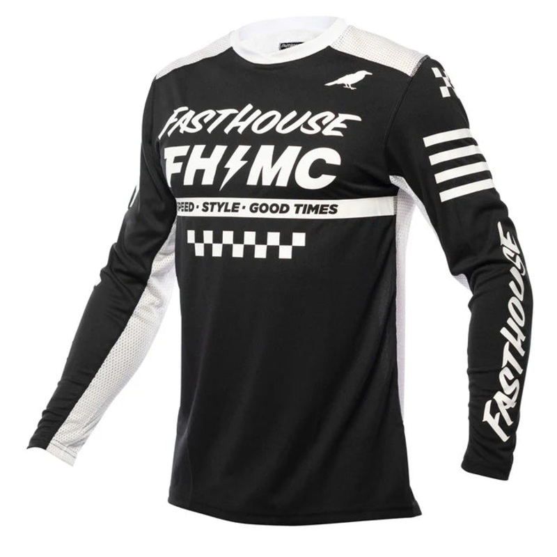 Fasthouse Air Cooled Elrod Jersey – Youth – Black Black Small