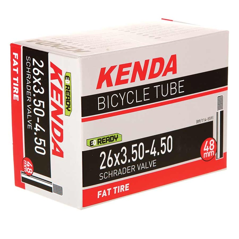Kenda Schrader Tube Schrader, Length: 48mm, 26”, 3.50-4.50