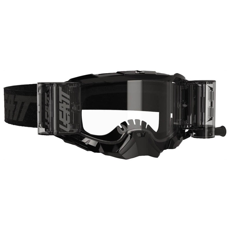 Leatt Velocity 5.5 Roll-Off Goggle – Black – 2020 Black Clear – 83% Lens