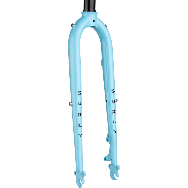 Surly Preamble 650b Fork 9x100mm QR 1-1/8″ Straight Steerer Steel Skyrim Blue