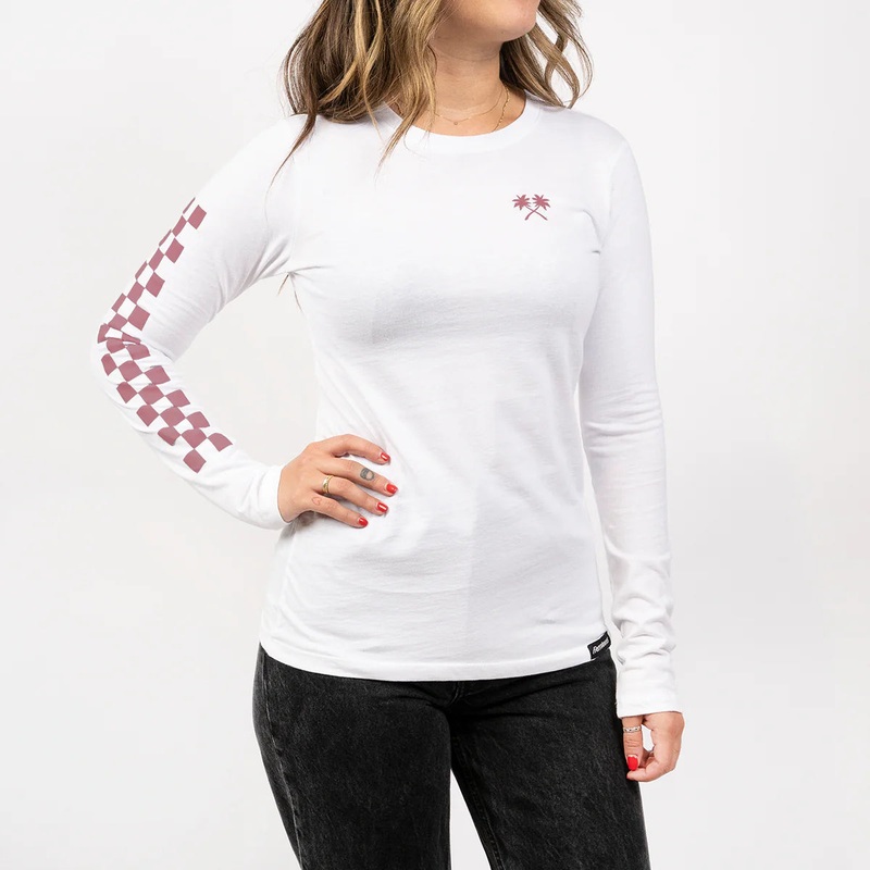 Fasthouse Haven Long Sleeve Tee – Womens – White White Large