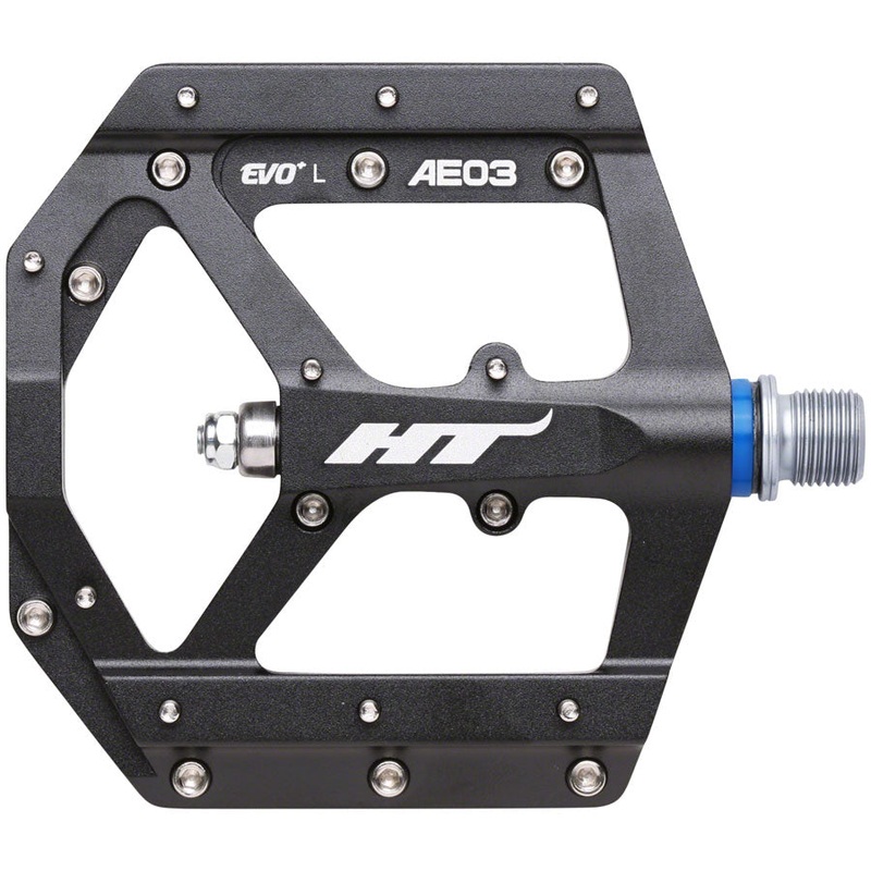 HT Components AE03(EVO+) Pedals – Platform, Aluminum, 9/16″, Black