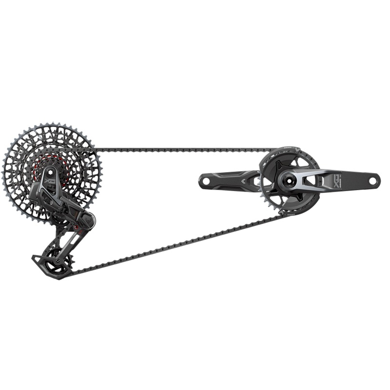 SRAM X0 T-Type Eagle V2 AXS 12-Speed Mountain Bike Groupset with DUB Crankset, Boost Compatibility, and Innovative Eagle Transmission Technology 165mm