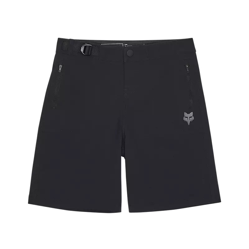 Fox Racing Ranger MTB Short w/Liner – Youth – Black – 2024 Black 22″