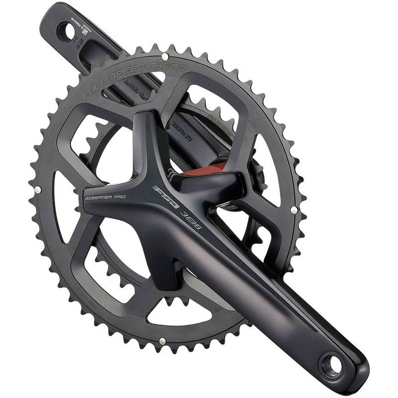 FSA Gossamer Pro Crankset 2x 52/36T Chainrings 175mm Arm Length 110BCD 386EVO Spindle  BLK