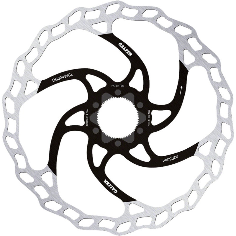 Galfer MTB Disc Brake Rotor – 203mm Centerlock 1.8mm
