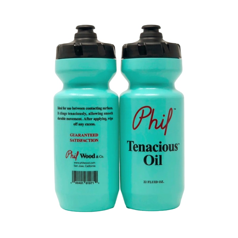 Phil Wood Tenacious Oil Water Bottle – 22oz – Turquoise Turquoise