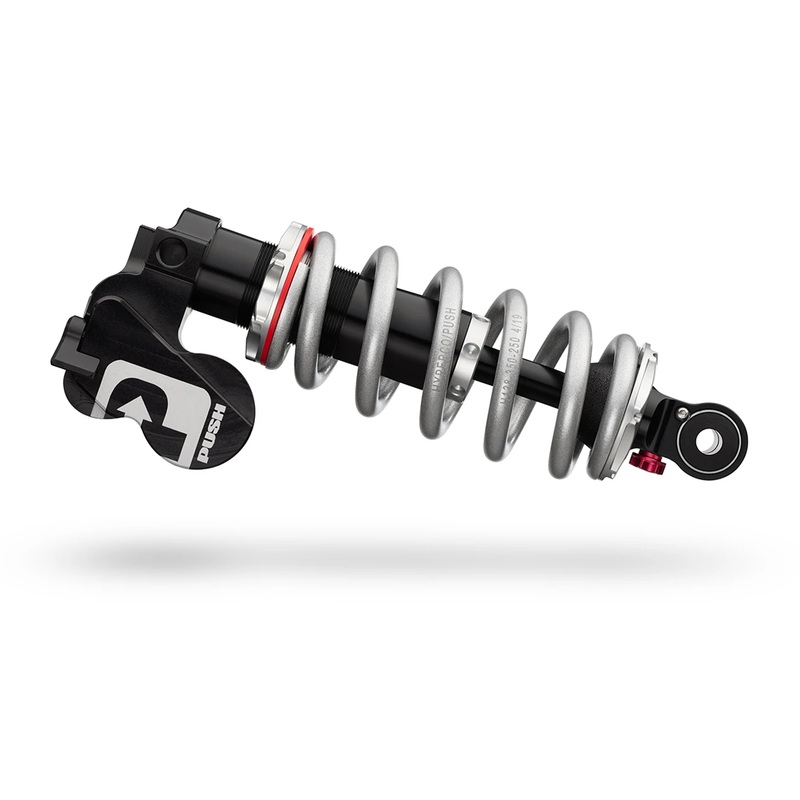 Push Industries ElevenSix Rear Shock, Evil Following (165 x 45) Trunnion Metric, Liquid Black, (Special Order Item)