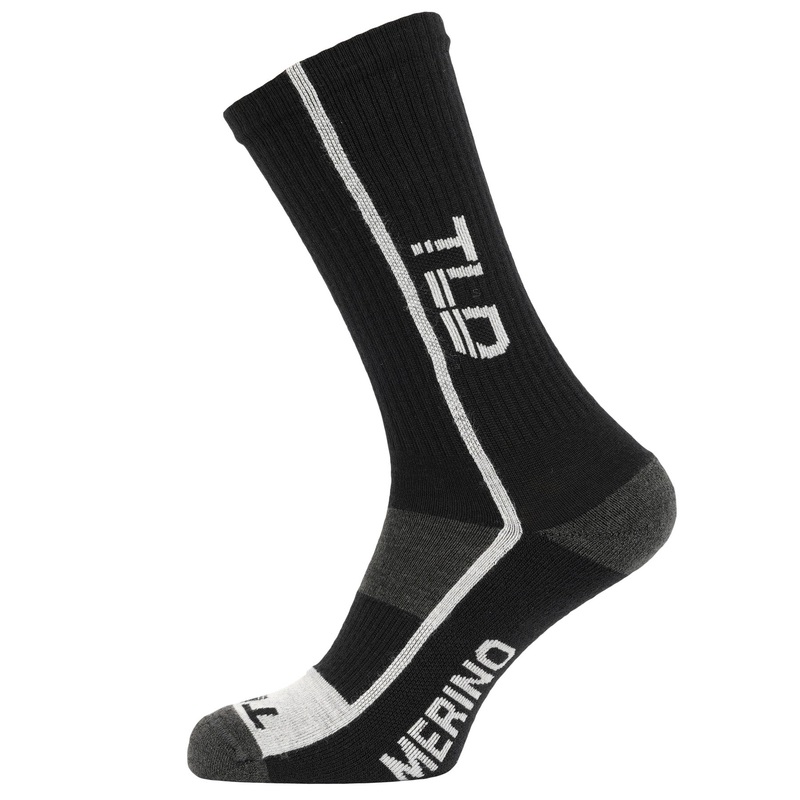 Troy Lee Designs Chill Merino Wool Socks – Black Black Small/Medium