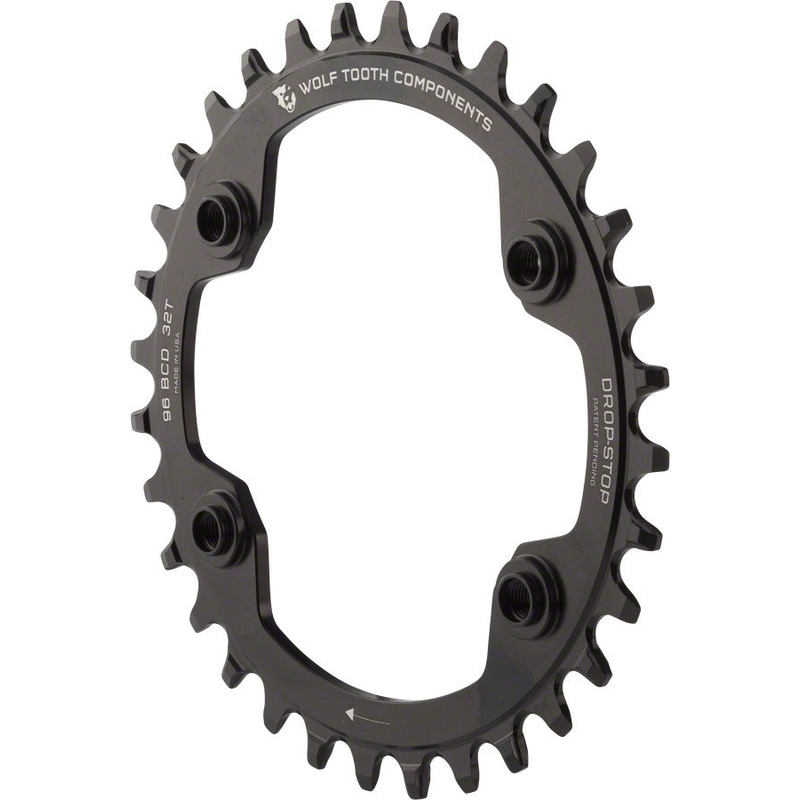 Wolf Tooth Components Drop-Stop Chainring: 34T x 96 BCD, for XTR M9000 Cranks