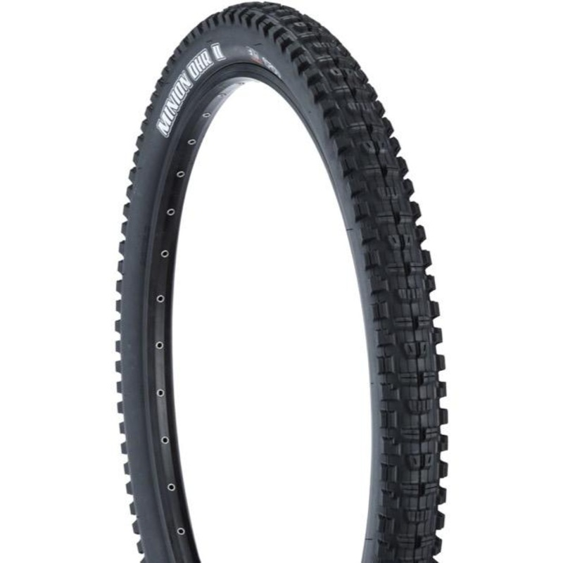 Maxxis Minion DHR II 24″ Folding MTB Tire – EXO Black 2.3″ (DC)Dual Compound – (TR)Tubeless Ready – (EXO)EXO Sidewall – 60TPI