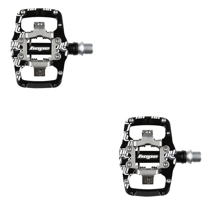 Hope Union TC Pedals – Dual Sided Clipless with Platform 9/16″ Black