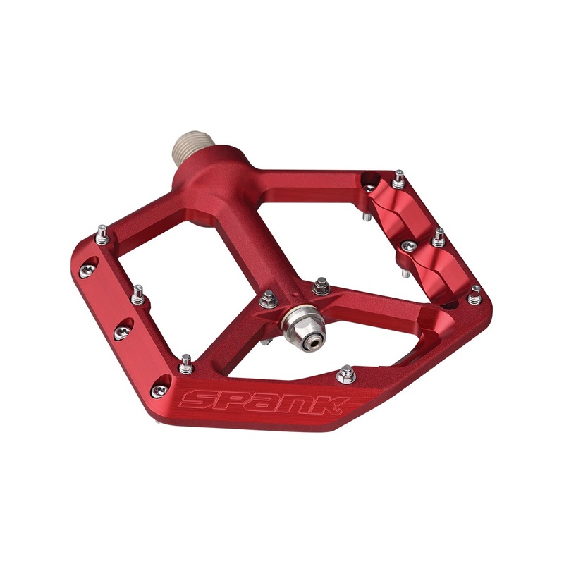Spank OOZY Reboot Pedals – Red Red