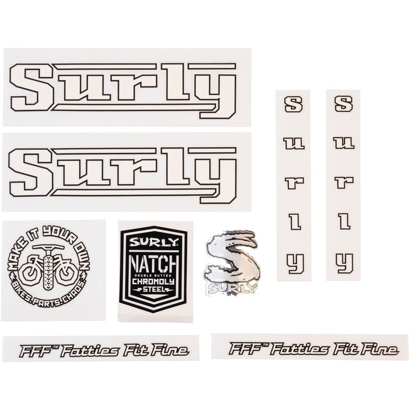 Surly Pacer Decal Set – White