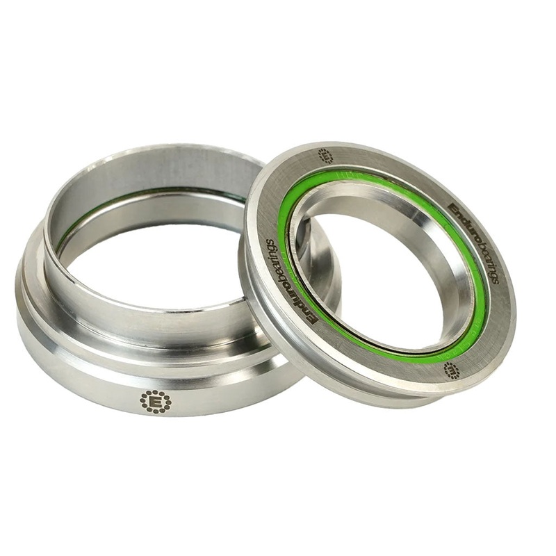 Enduro Maxhit Zero-Stack Headsets  Durable Stainless Steel, Heavy-Duty Load Capacity, Sealed Bearings, & Innovative Press-Fit Design for Mountain Biking 1-1/8 X 1-1/2″ (44/44mm)