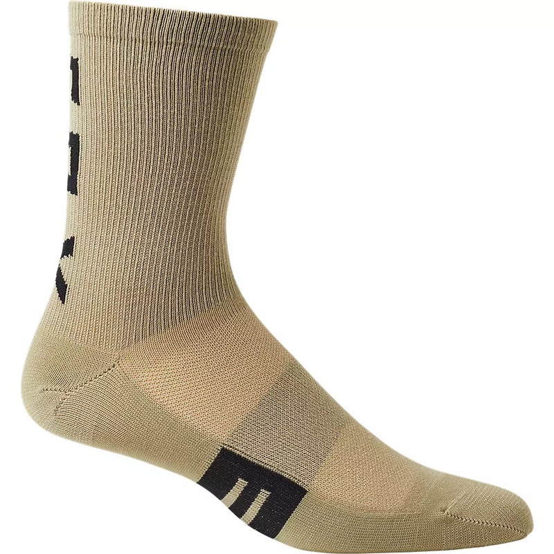 Fox Racing 6″ Flexair Merino Sock – Bark Bark Small/Medium