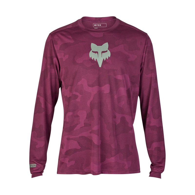 Fox Racing Ranger Tru Dri Long Sleeve MTB Jersey – Sangria Sangria Small