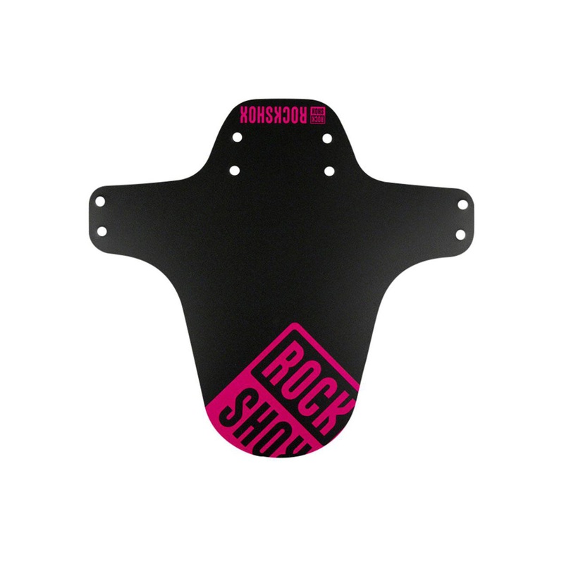 Rockshox MTB Fender – Black-Magenta Print Black – Magenta Print One Size