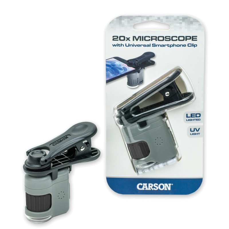 Carson Optical Micromini 20x Pocket Microscope – Compact and Powerful Magnification