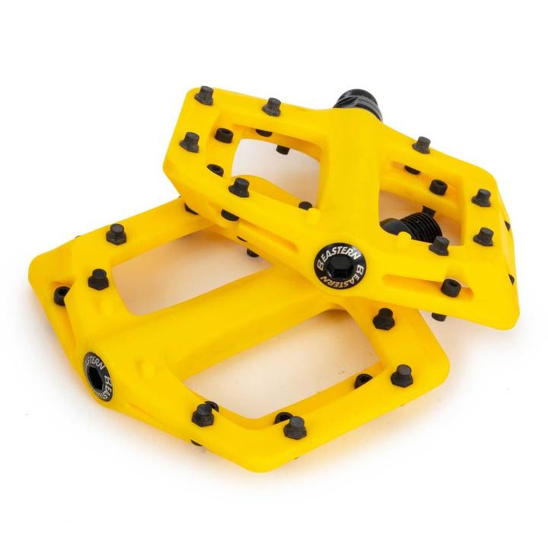 Eastern Linx MTB Flat Pedals – Yellow Yellow