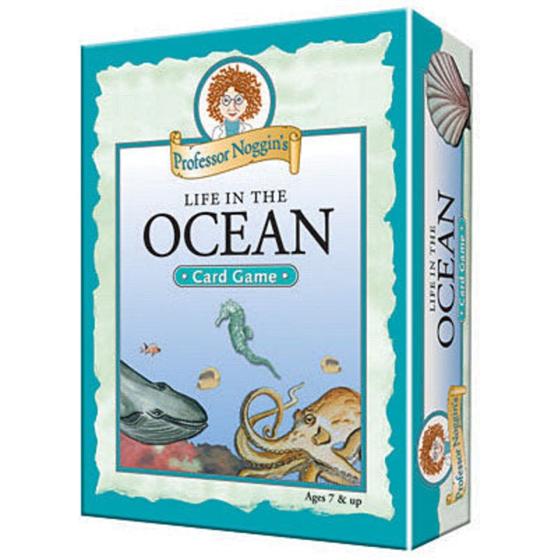 Educational Card Games for Kids by Professor Noggin  Fun, Interactive Learning Sets Covering Nature, Space, History & More THE LIFE IN OCEAN
