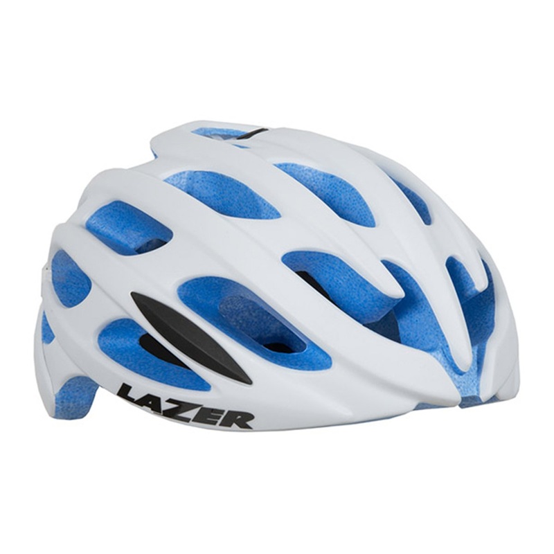 Lazer Blade Road Helmet – White-Blue White – Blue Medium