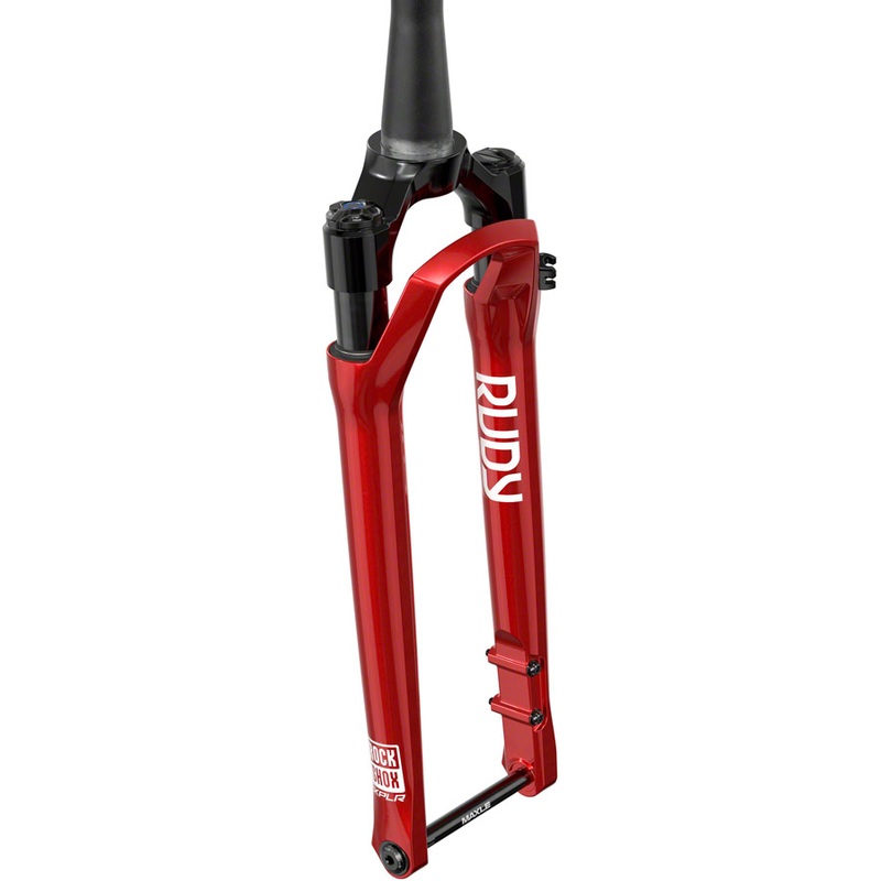 RockShox RUDY Ultimate XPLR Race Day 2 Suspension Fork – 700c, 40 mm, 12 x 100 mm, 51 mm Offset, Electric Red, A2