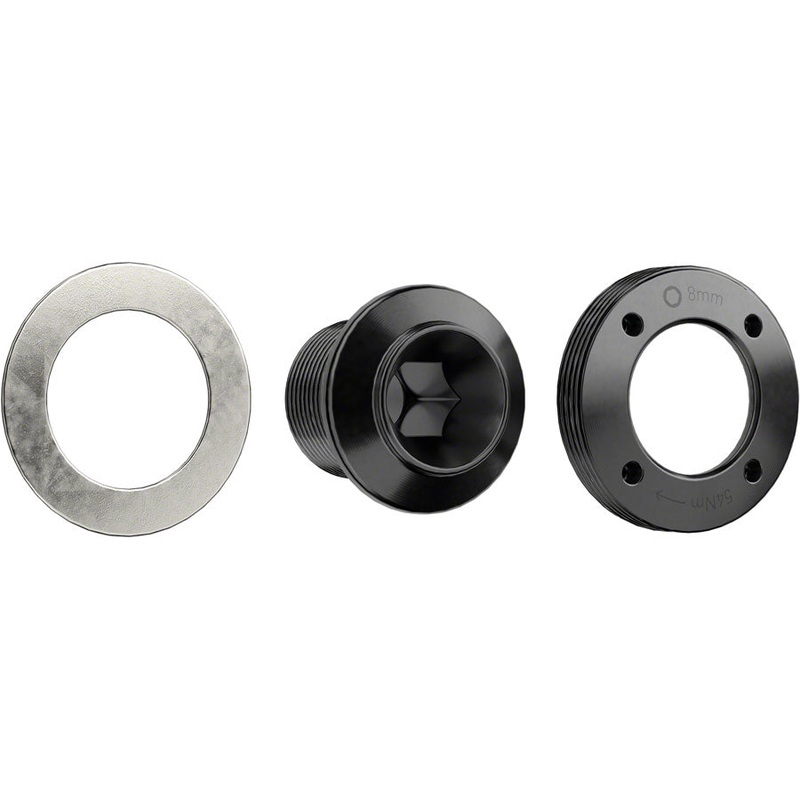 SRAM X0 Eagle T-Type Crank Arm Self-Extracting Bolt Kit – M18 / M30, Dark Polar Black, D1