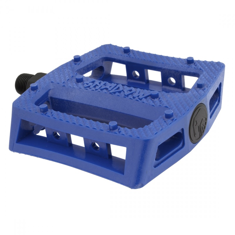 The Shadow Conspiracy Ravager Plastic Knurled Pedals 9/16″ Molded Pins Navy Blue