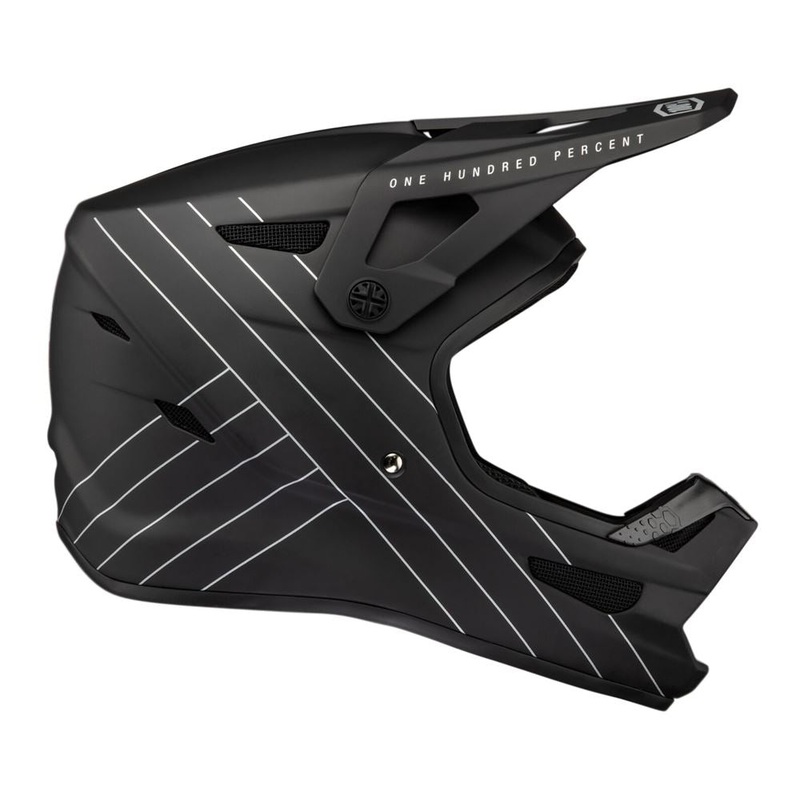 100% Status Helmet – Black – 2022 Black X-Small