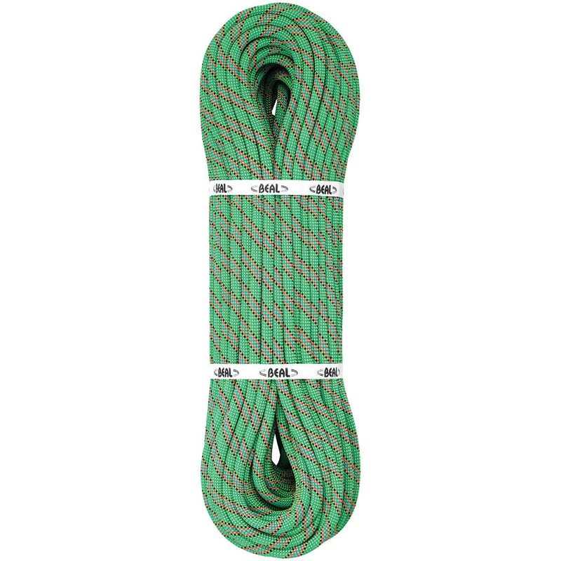 Beal Tiger Unicore 10mmx70m Green Dynamic Climbing Rope with Unicore Technology