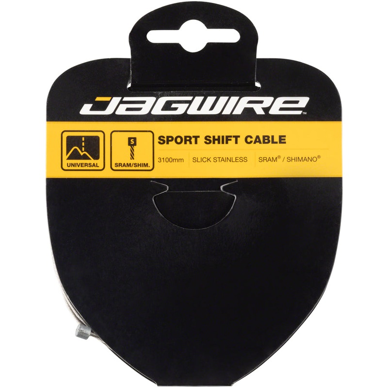 Jagwire Sport Shift Cable – 1.1 x 3100mm Slick Stainless Steel For SRAM/Shimano Tandem