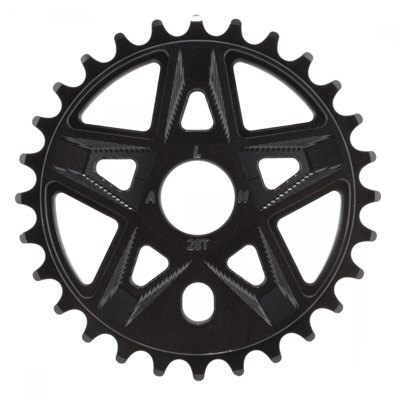 Alienation Pro Raider Chainring 1pc 28T 1/8 Aluminum Black BMX Bike