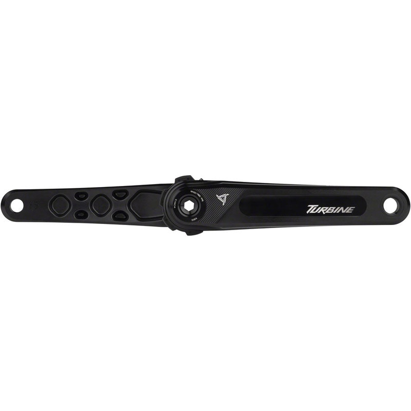 RaceFace Turbine Crankset – 160mm, Direct Mount, 136mm Spindle with CINCH Interface, 7050 Aluminum, Black