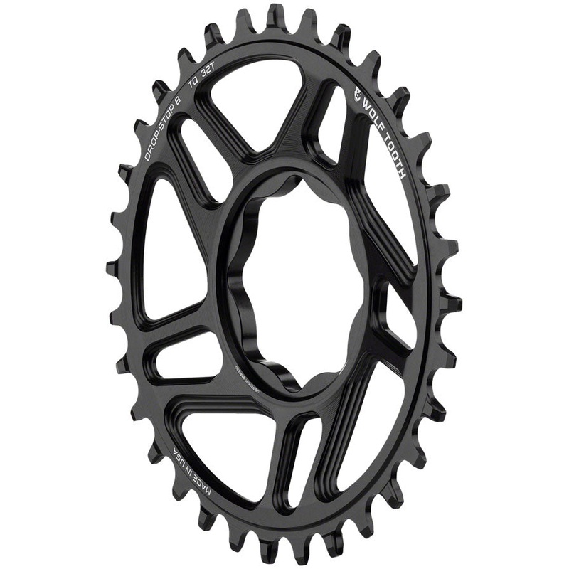 Wolf Tooth Trek TQ Direct Mount Chainrings  Drop-Stop B, Lightweight 30T & 32T Aluminum for E-Bike Compatible, High-Performance Cycling Accessories 32
