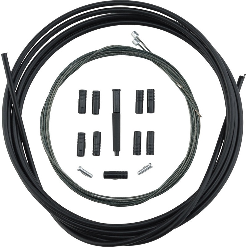 Shimano MTB Optislick Derailleur Cable and Housing Set – Black Housing