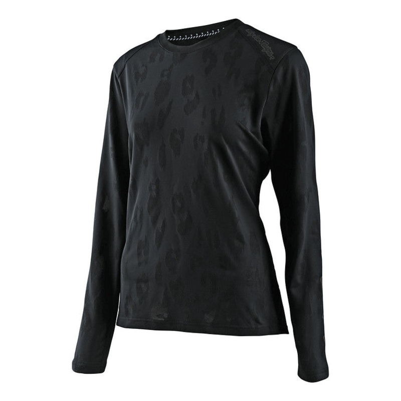 Troy Lee Designs Lilium Long Sleeve MTB Jersey – Womens – Jacquard – Black Black X-Small