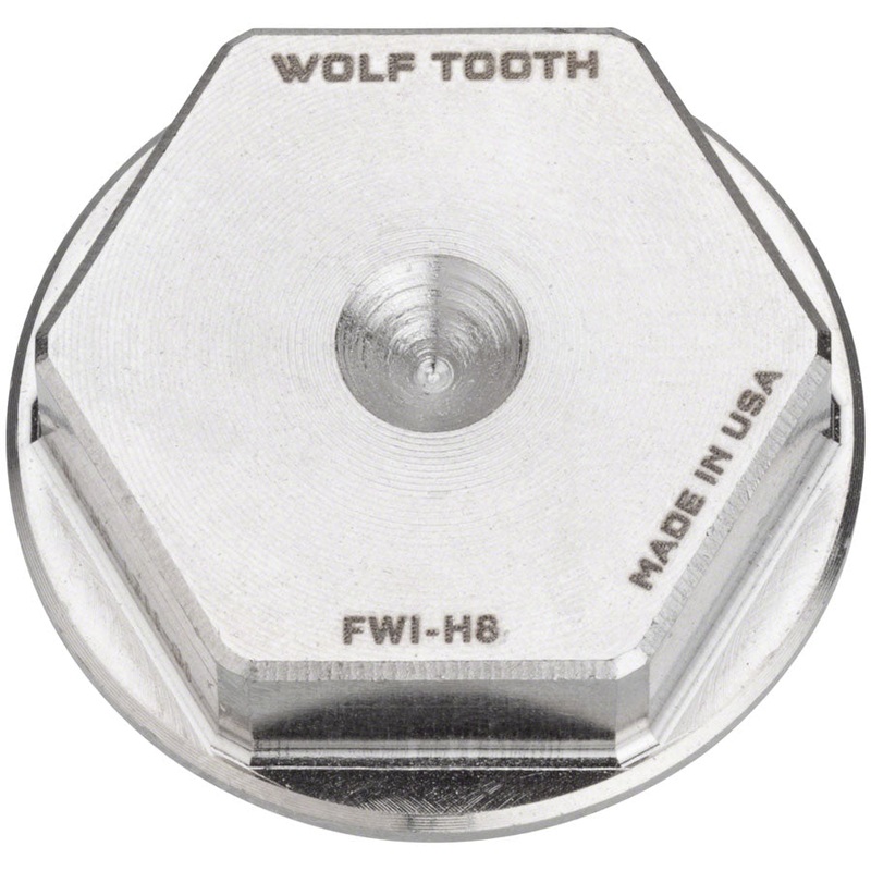 Wolf Tooth Pack Wrench Insert 8mm Hex Nickel Plated 4140 Chromoly Steel