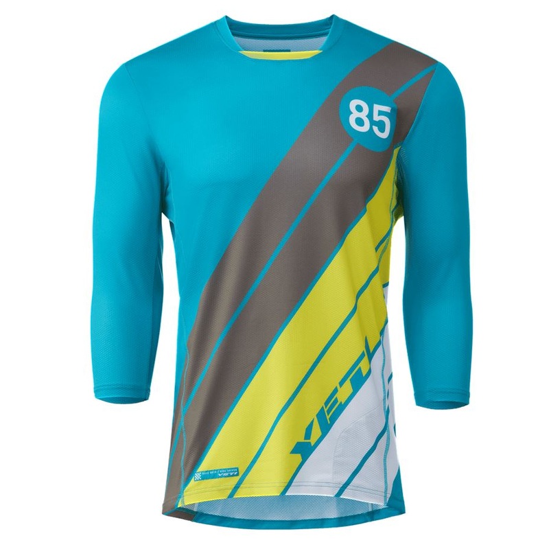 Yeti Enduro Jersey 3/4 Turq Stripe Men’s Medium