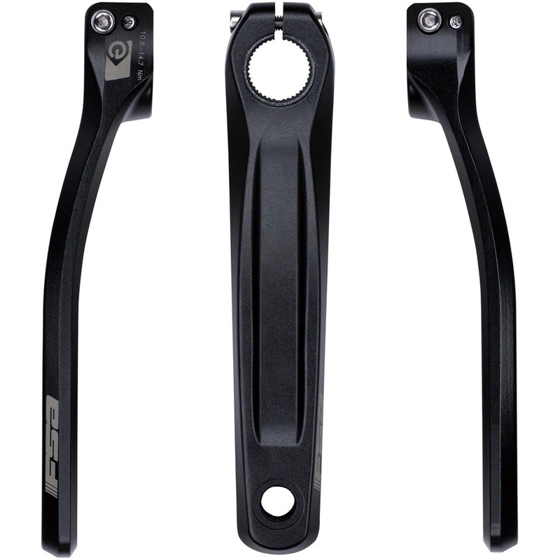 Full Speed Ahead CK-751 Shimano STEPS E8000/E7000/E6100 Ebike Crank Arm Set – 165mm S spline Bolts BLK