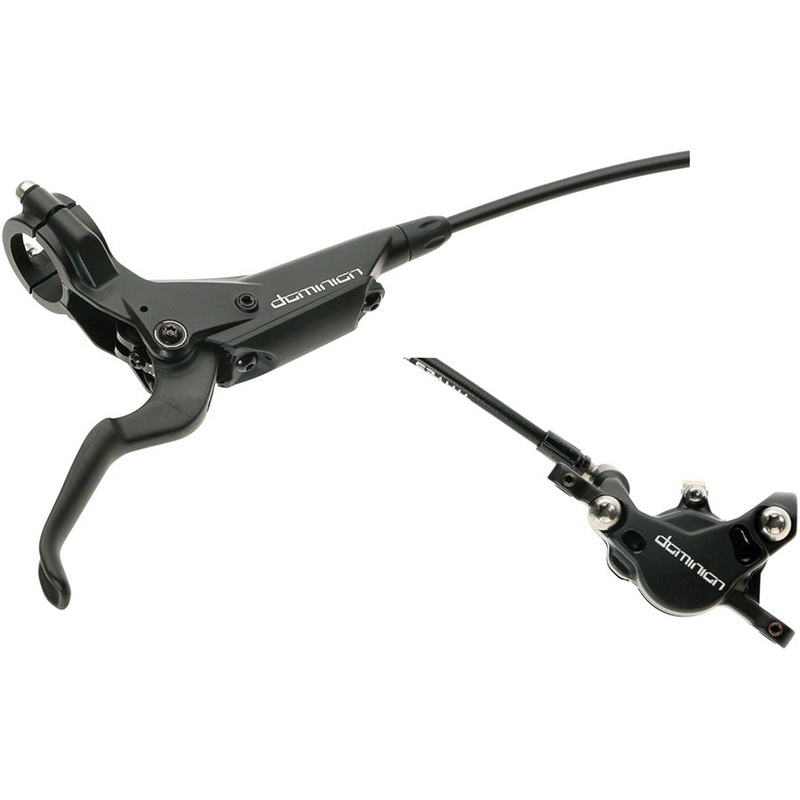 Hayes Dominion T2 Disc Brake and Lever – Front, Hydraulic, Post Mount, Black, Limited Edition