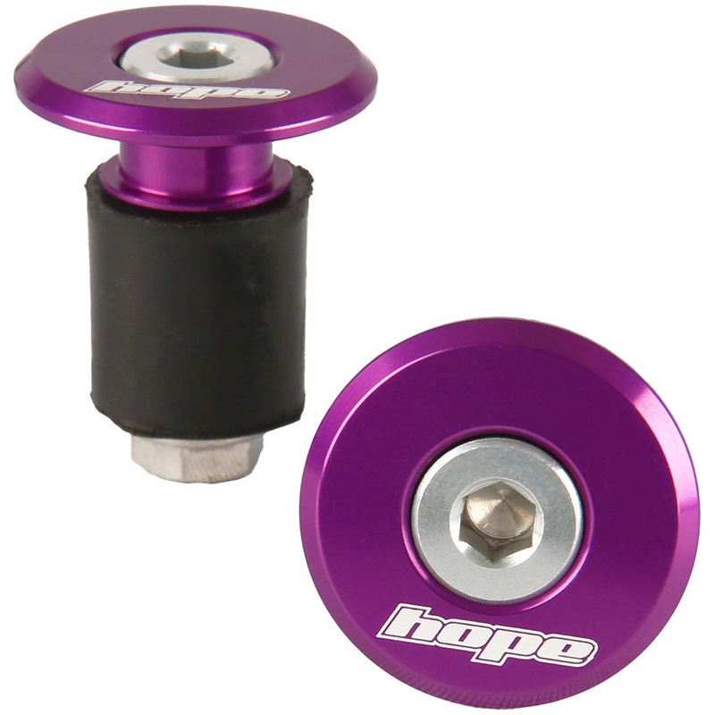 Hope Grip Doctor Bar End Plugs, Purple