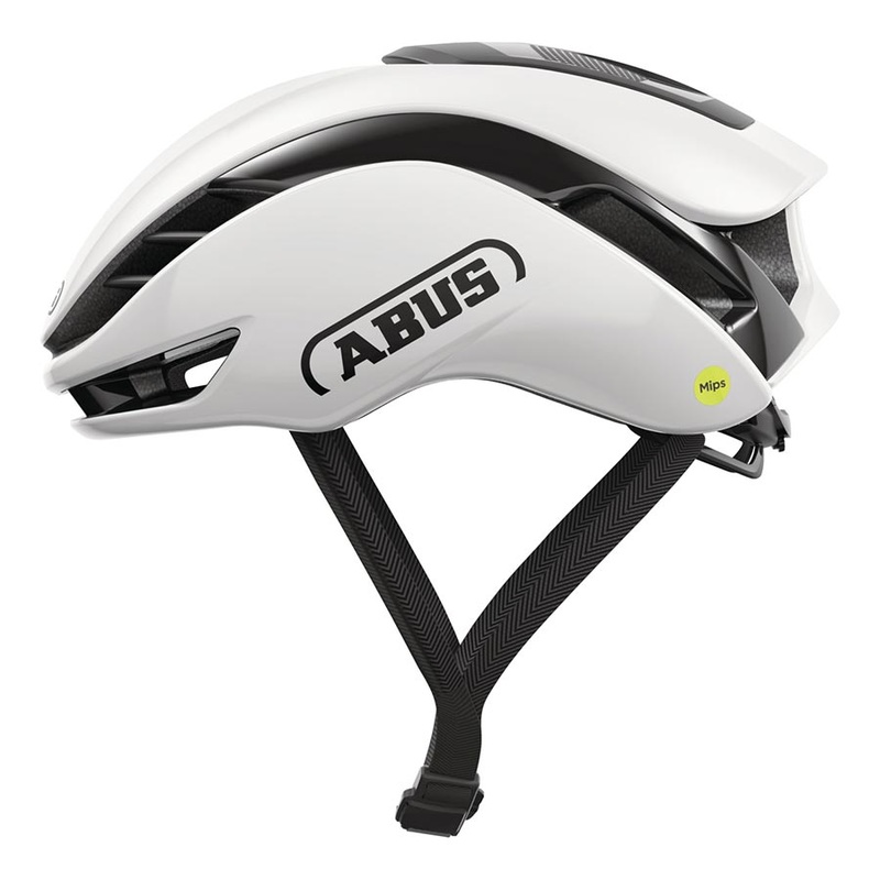 Road Bike Helmet Abus GameChanger 2.0 MIPS , L, 59 – 62cm, Shiny White