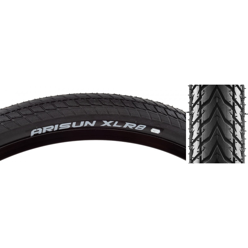 Arisun XLR8 Touring 20 x 1.75 Clincher Wire TPI 65 Black/Black Reflective T080402