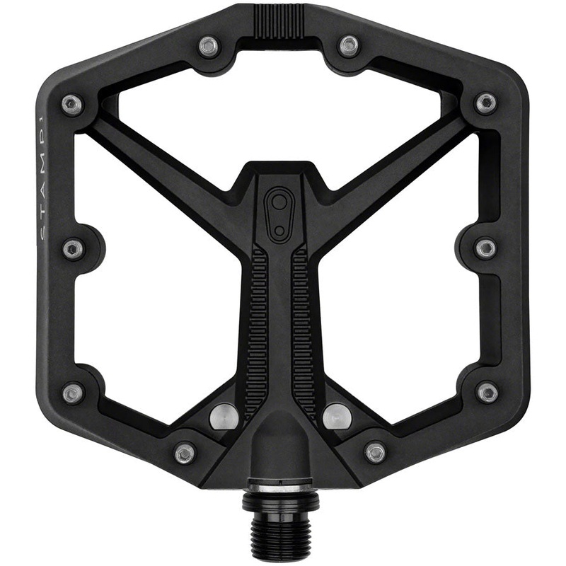 Crankbrothers Stamp 1 Gen 2 Pedals – Platform, Composite, 9/16″, Black, Large