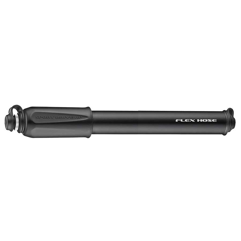 Lezyne Sport Drive HP Pump 120psi, Gloss Black, 216mm