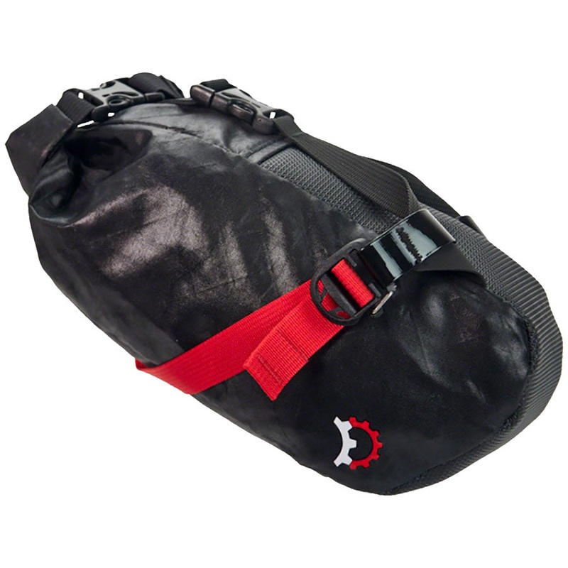 Revelate Designs Shrew Seat Bags  Eco-Friendly 100% Recycled Polyester, Low Profile, Waterproof, Stable Mounting for Bike Day Rides in Multiple Colors Black