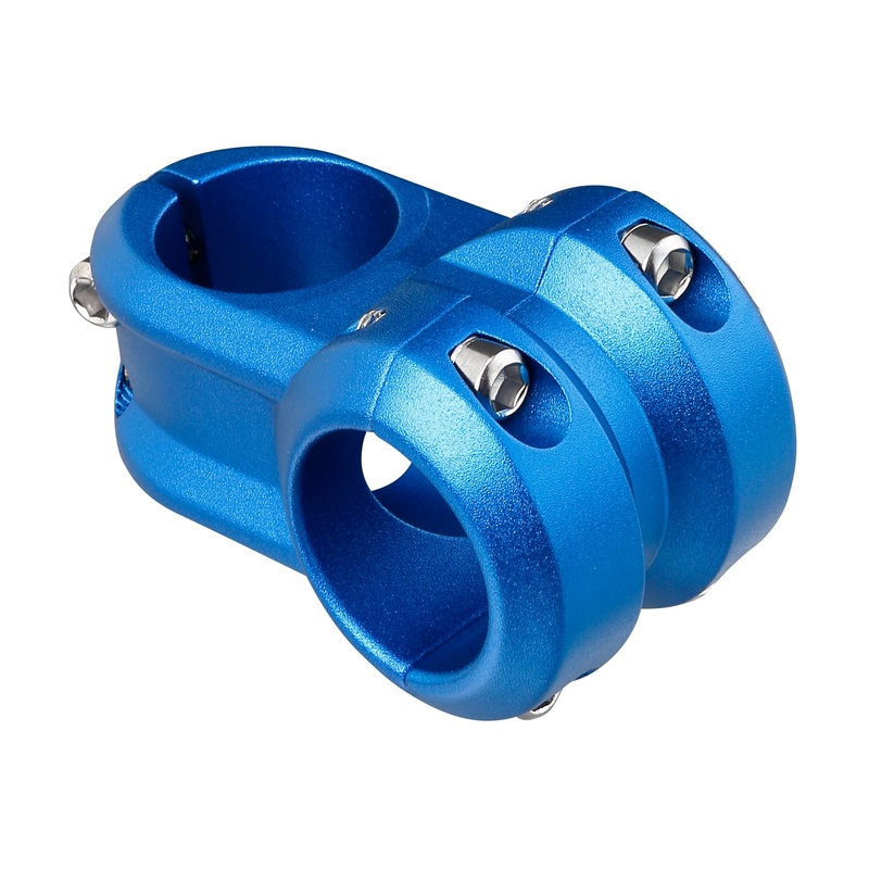 Spank Spoon 2 Alloy Bicycle Stem  Lightweight, Modern Geometry, 31.8mm Bar Diameter, Multiple Colors, Rock-Solid Performance for All Disciplines Blue